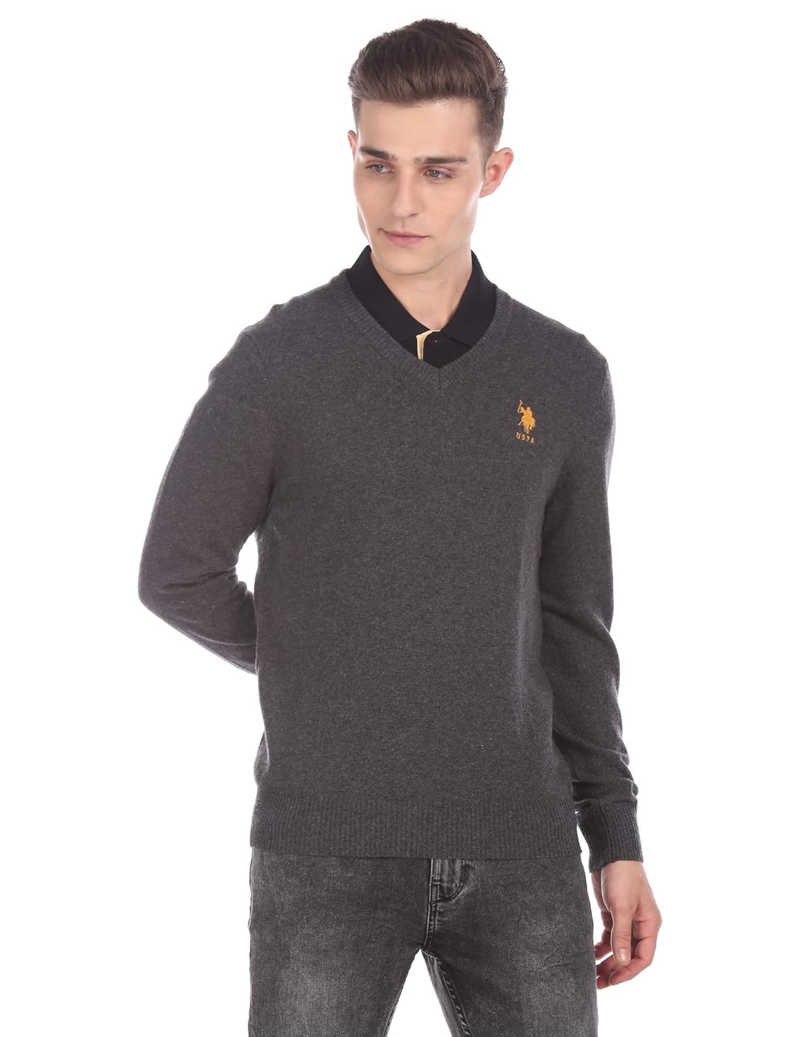 US Polo Association Men's Casual Wool Sweater : Amazon.in: Clothing & Accessories