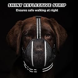 Dog Muzzle,Mesh Soft Muzzle for Small Medium Large