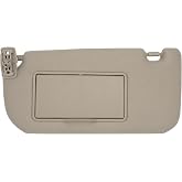 Sun Visor Fits for 2005-2010 KIA Sportage Left Driver Side Without Light | Color Beige,Replace# 85202-1F090EZ