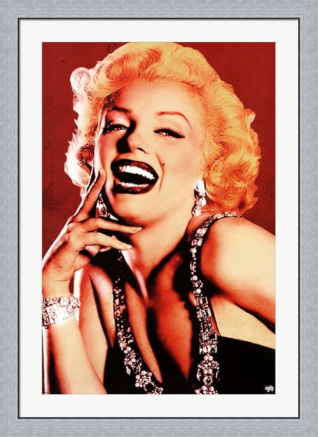 Marilyn Monroe Flirty Framed Art Print Wall