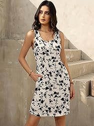 LUXVEER Summer Dresses for Women 2025 Floral