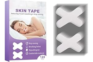 Hapsod Mouth Tape for Sleeping Gentle Transparent White Tape 120 Pcs,Hypoallergenic for Sensitive Skin, Painless Removal, Breathable Comfortable to Exercise