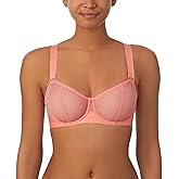 DKNY Women's Sheers Convertible Strapless Bra, Shell Pink, 32B