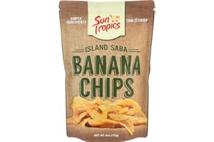 SUN TROPICS Island Saba Banana Chips, 6 OZ
