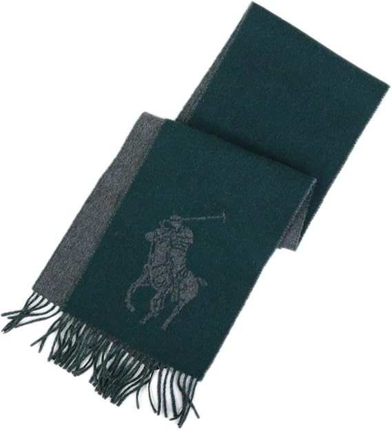 Amazon ポロ ラルフローレン Polo Ralph Laurenメンズ リバーシブル マフラー スカーフ ダブルフェイス ビッグポニー 並行輸入品 ストール マフラー 通販