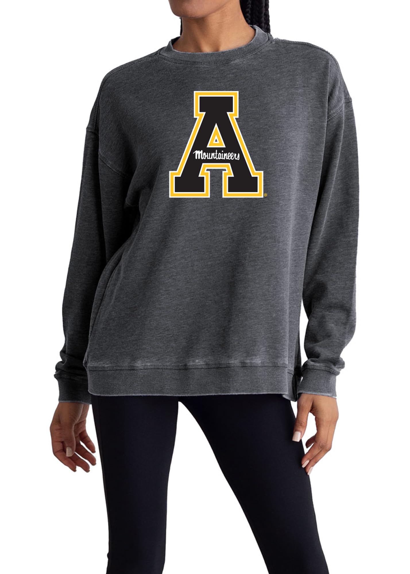 chicka-d NCAA Clemson Tigers Womens Campus Pullover, Grape, X-Large Image