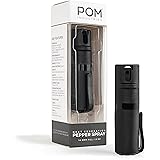POM Pepper Spray Flip Top Pocket Clip - Maximum Strength OC Spray for Self Defense - Tactical Compact & Safe Design - 25 Burs