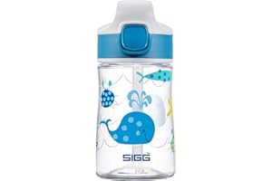 SIGG - Kids Miracle Water Bottle - Furry Friends - Lightweight Tritan with Leak-Proof Lid - One Hand Children's Drink Bottle - 12 Oz