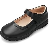 Stelle Girls School Shoes Mary Jane Flats Black Uniform Dress Shoes for Little/Big Kids