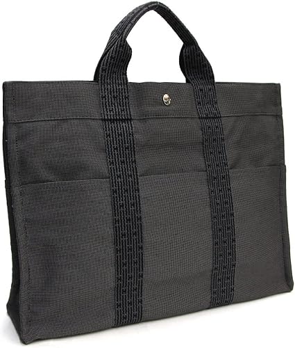 Amazon Hermes エルメス ハンドバッグ エールライン トート Mm キャンバス グレー 中古 トートバッグ メンズ レディース Hermes 並行輸入品 シューズ バッグ