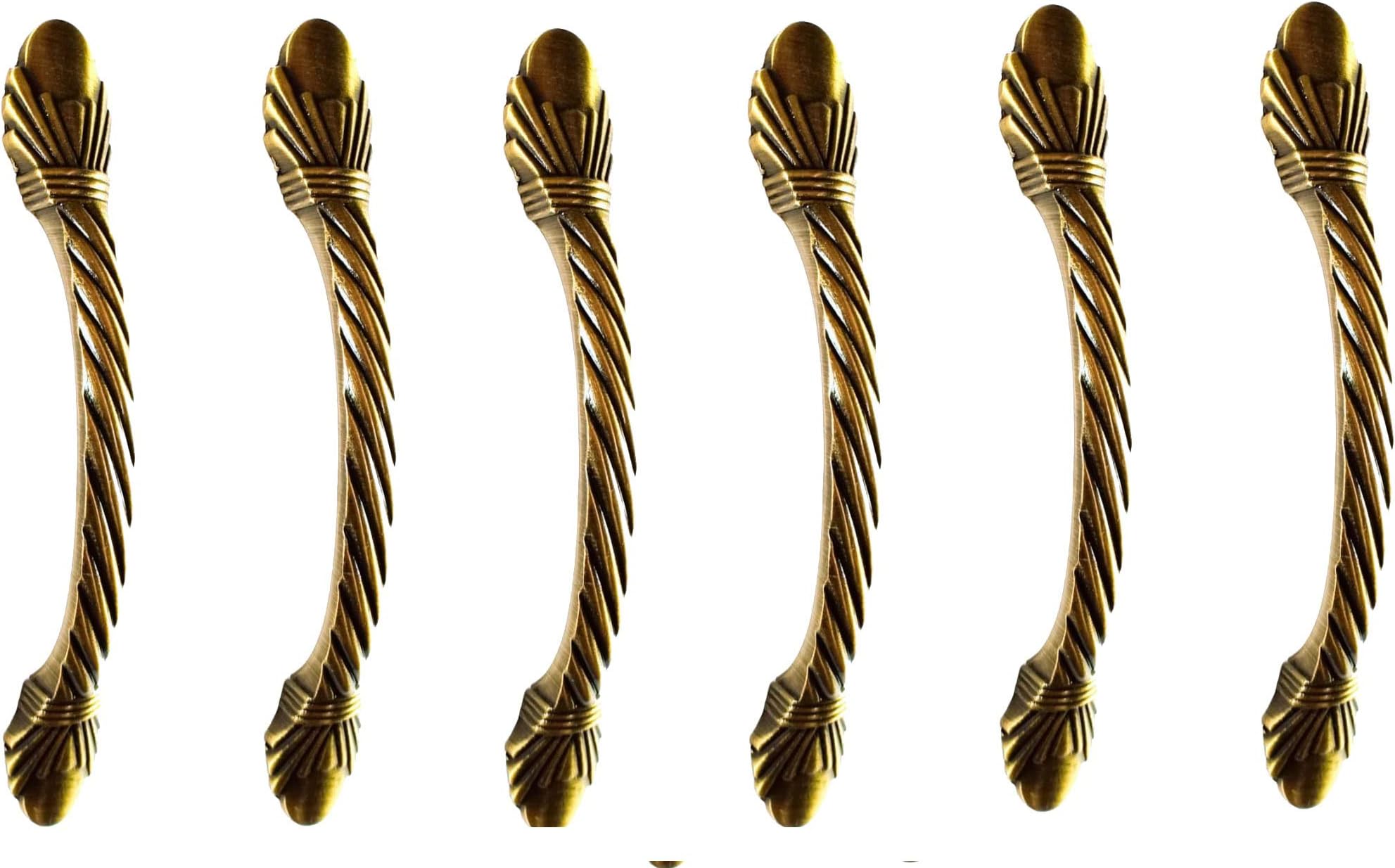 HOMEPRODUCTS4U 212-Cabinet Handles Antique Fnish 4Inches Pack of 6 Pcs Handles