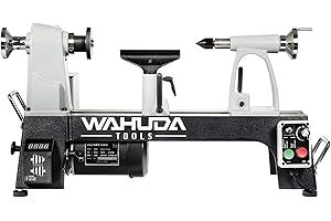 WAHUDA TOOLS Benchtop 14" Variable Speed Wood Lathe w/induction motor