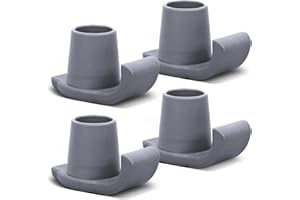 NEXORIA Walker Ski Glides, 4 Pack Durable Walker Ski Glides for Folding Walkers, Universal Fit Walker Accessories, Easy Fit Walker Glides for Smooth Mobility, Essential Mobility Aid for Walkers for Seniors