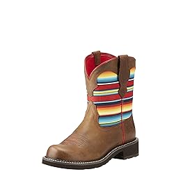 ARIAT Women's Fatbaby Leather Western Boots, Twill