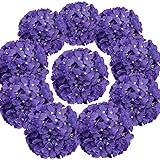 Flojery Silk Hydrangea Heads Artificial Flowers