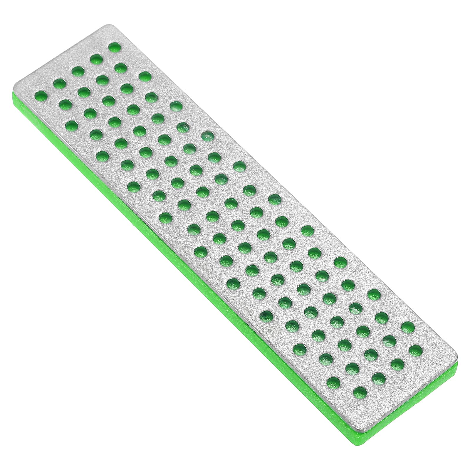 PATIKIL 100mm Extra-Coarse Ski Snowboard Diamond Stone,1Pcs Ski Edge Sharpener Diamond Edge Files Snowboard Whetstone, Green