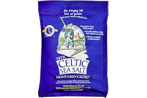 Celtic Sea Salt, Light Grey Mineral Sea Salt, 5 lb Resealable Bag Unrefined, Hand-Harvested, Vital Minerals, Family Founded Since 1976, Dry Brine Turkey