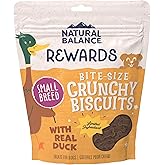 Natural Balance Limited Ingredient Rewards Crunchy Biscuits, Bite-Size Grain-Free Dog Treats for Small-Breed Dogs, Made with 
