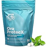 OraProtecX Remineralizing Gum Hydroxyapatite Gum for Bad Breath, Mineralizing Teeth & Dental Health with Protektin & Xylitol Anti Cavity Protection, Aspartame & Sugar Free, Natural Mint Flavor, 30 ct.
