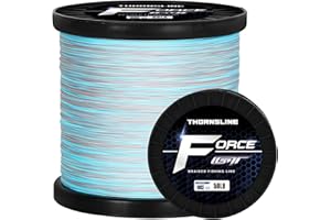 THORNSLINE ThonrsLine Force Braided Fishing Line - Incredible Abrasion Resistant Braided Lines for Saltwater or Freshwater - Camo Design Braid for Extra Visibility