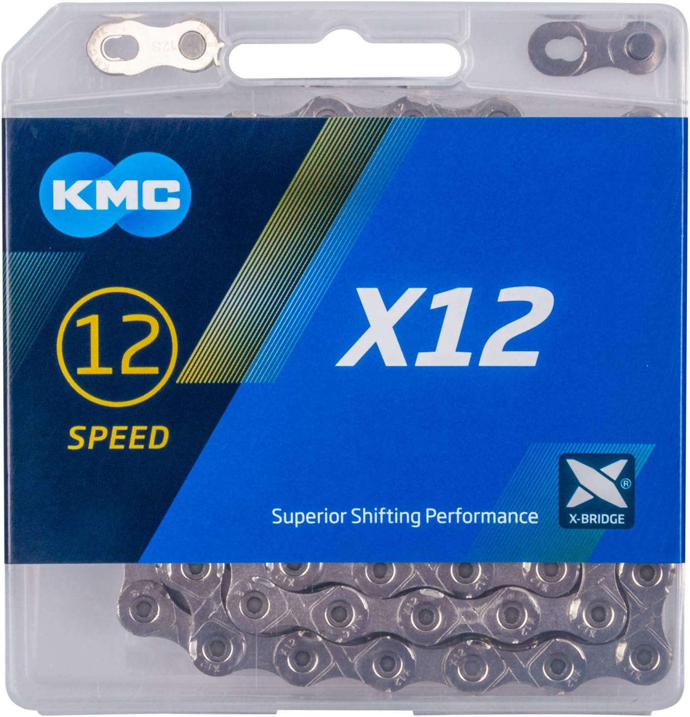 KMC X12 12 Speed Chain, 126 Link, Silver - Image 3
