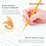 Shuttle Art 80 Colour Pencils Set Soft Core Drawing Art Pencils Adults Kids view 5