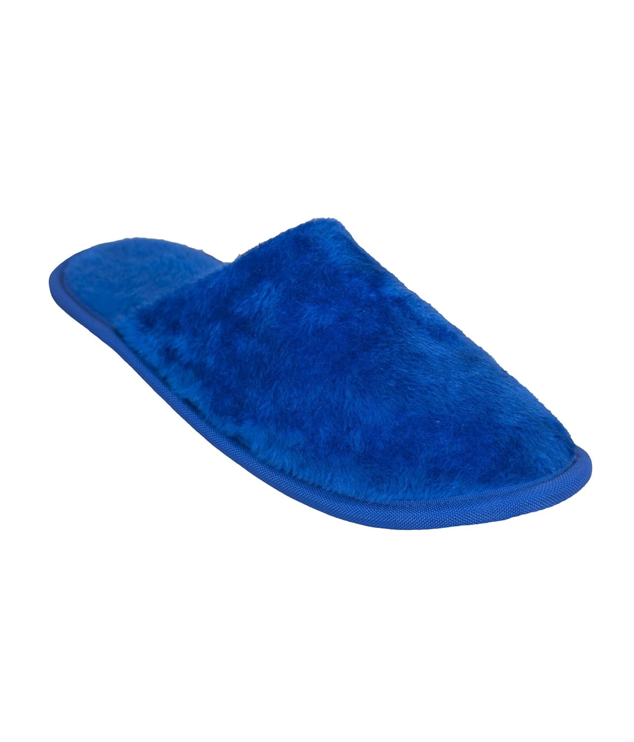 old cobbler unisex winter slippers(bluefur, blue)