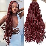 24Inch Soft Locs Crochet Hair 2 Packs Faux Locs