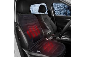 Big Ant Car Seat Cushion Comfortable Seat Cover for Cars Trucks SUV Van, 1 Pack Full Back and Seat Cushion for Driver or Passenger Black