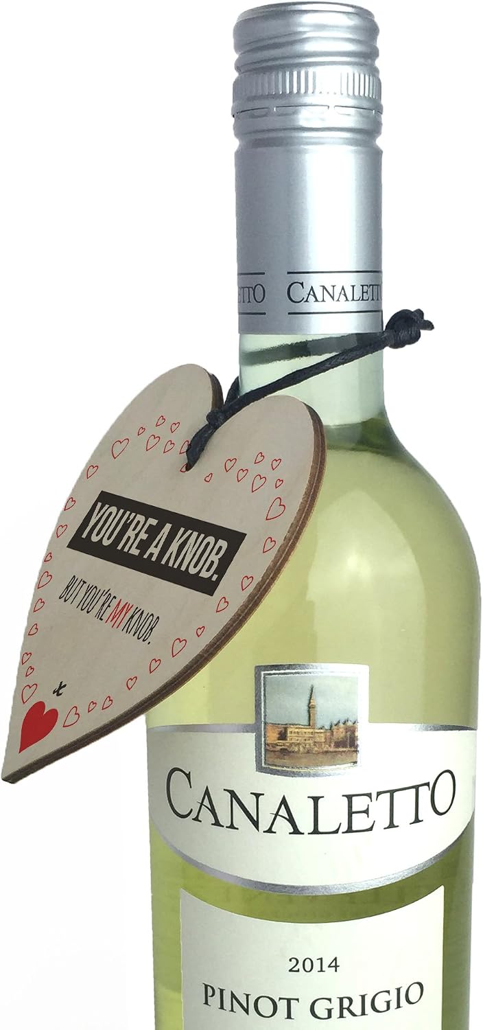 Red Ocean You're A Knob But You're My Knob Novelty Wooden Hanging Heart Valentines Gift For Him Husband Boyfriend Present - Image 5