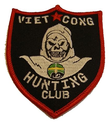 Amazoncom Viet Cong Hunting Club Shield Patch Color