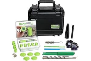 WAGNER METERS Rapid RH L6 Concrete Moisture Test Starter Kit+ (Fahrenheit) | Accurate ASTM F2170 Compliant Concrete Testing Kit for Contractors & Flooring Installers