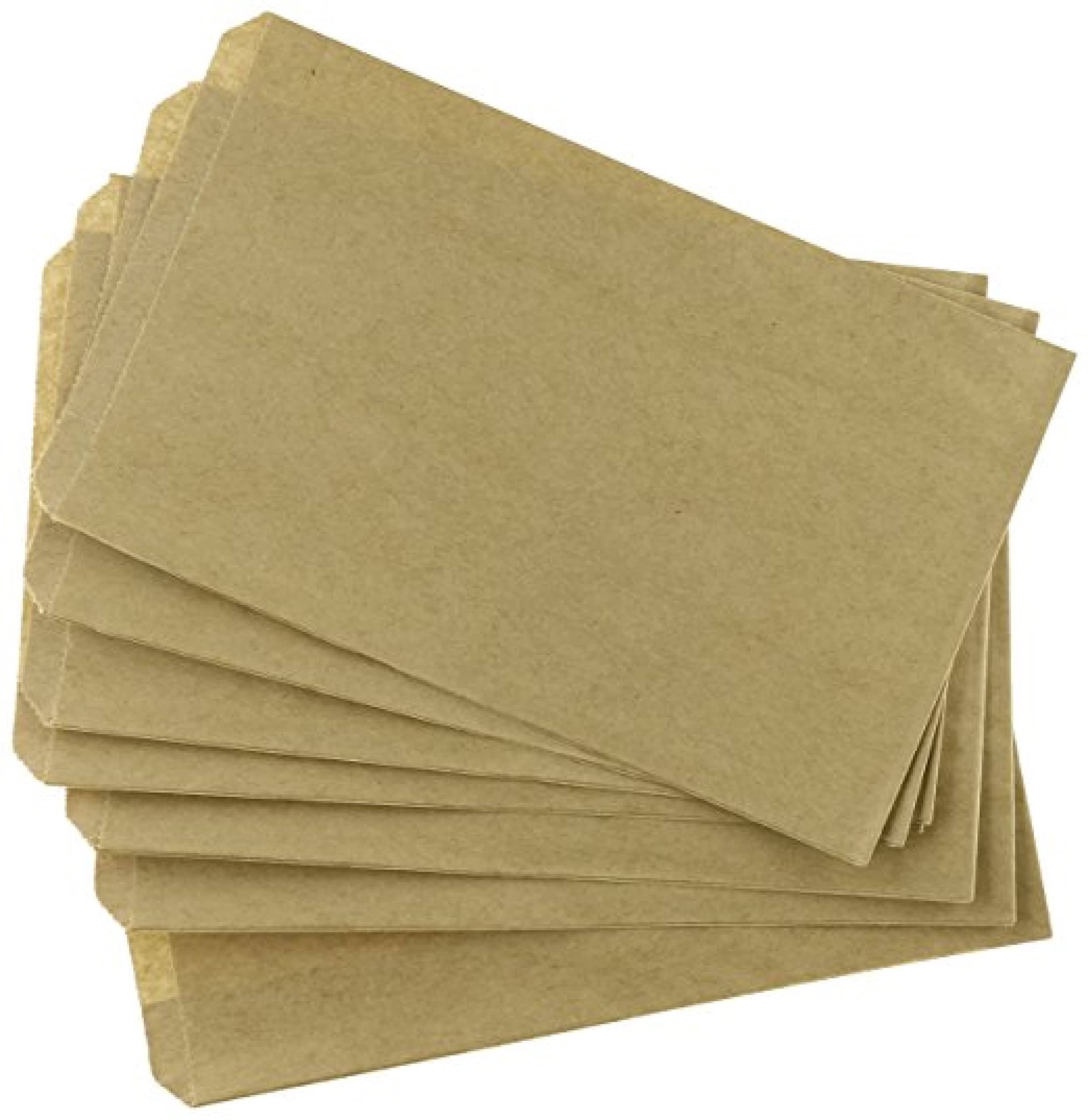 50 Flat 12" x 14" Kraft Plain Paper Bags for candy, cookies, merchandise, pens, Party favors, Gift bags
