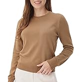 GENUWII Sweaters for Women Long Sleeve Crewneck Lightweight Casual Pullover Sweaters Tops
