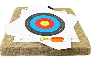 FANOWZUO 20'' Archery Target – 20-Pack Paper Straw Archery Targets for Backyard Practice, Recurve & Compound Bows, Crossbow Target, Outdoor Sports Archery Accessories
