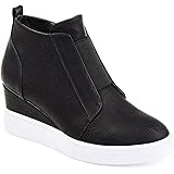 steve madden wedgie black suede