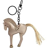 Autumnwell Horse Keychain, Hanging Charm Accessory for Purse, Bag and Backpacks Pony Key Chain for Women