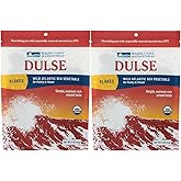 Maine Coast Sea Vegetables Organic Dulse Flakes | Seaweed Snacks | Rich in Iodine, Protein &amp; Minerals | Harvested from North Atlantic | Great for Salads, Soup &amp; Smoothies | 4oz (Pack of 2)