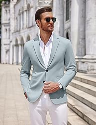 COOFANDY Mens Suit Blazer Classic Fit Casual