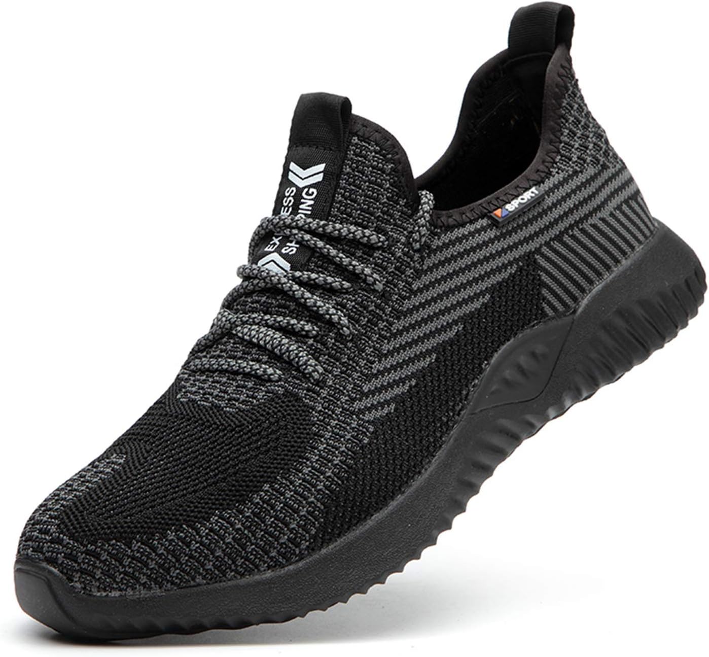 Safety Shoes Steel Toe Trainers Lightweight Work Shoes Non Slip Work Sneakers for Men Women