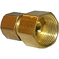 LASCO 17-6759 1/4-Inch Female Compression by 3/8-Inch Male Compression Brass Adapter, Copper