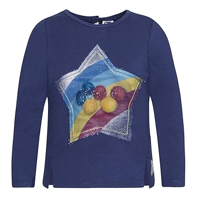 maglietta blu bambina