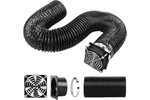 UniTak3D Smoke Exhaust Kit with Efficient Ventilation 4500RPM Fan and Pipe,Exhaust Smoke&Odors,Fan Fume Extraction Kit Exhaus