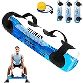 KOMCLUB Aqua Bag Workout, Adjustable Training Bag and Power Bag with Water, Core and Balance Trainer, Portable Stability Fitness &Full Body Exercise Equipment for Weight
