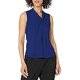 Kasper Women's Tie Front Blouse