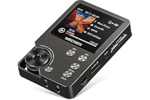 MECHEN M30 HiFi MP3 Player, Lossless DSD High Resolution Digital Audio Music Player, High-Res Portable Audio Player with 64GB Memory Card (Gray)