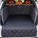 REEVAA SUV Cargo Liner for Dogs, Trunk Cover with Foam Side Walls, L | 360&deg; Full Coverage, Padded Sides for Dog Safety, Dual Non-Slip &amp; Waterproof,Durable &amp; Machine Washable,Safer Travel with Dogs