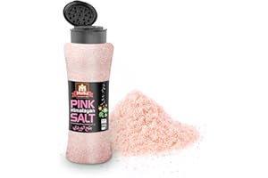 MALKA THE QUEEN OF TASTE Malka Pink Himalayan Salt Coarse - 100% Natural Curing Salt - Pink Salt Himalayan Organic - Rich with Essential Minerals - Ideal for Cooking and Seasoning - 500g