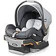 Chicco KeyFit® 30 ClearTex® Infant Car Seat and Base, Rear-Facing Seat for Infants 4-30 lbs., Includes Infant Head and Body Support, Compatible with Chicco Strollers, Baby Travel Gear | Slate/Grey