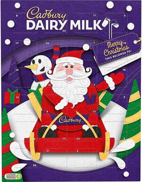 Cadbury Dairy Milk Chocolate Advent Calendar 90g